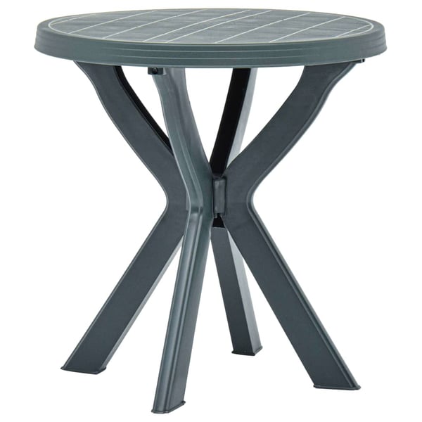 vidaXL Bistro Table Green 70 cm Plastic vidaXL Bistro Table Green 70 cm Plastic