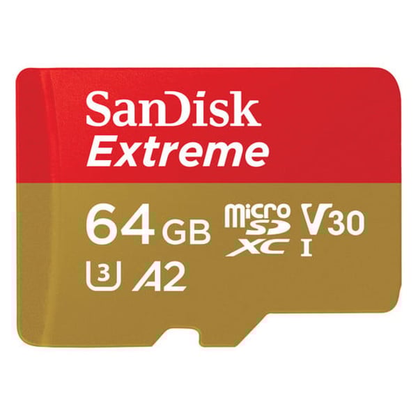 Sandisk SDSQXA2064GGN6MA Extreme Memory Cared Micro SDXC 64GB + SD Adapter Sandisk SDSQXA2064GGN6MA Extreme Memory Cared Micro SDXC 64GB + SD Adapter