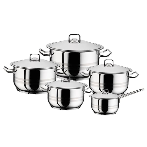 Hascevher Cookingpot Gastro 10 Pieces Set Hascevher Cookingpot Gastro 10 Pieces Set