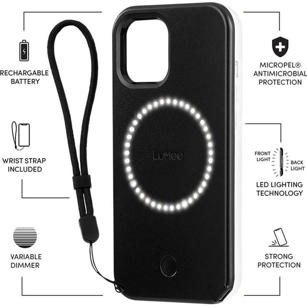 Case Mate LuMee Duo Case For Matt Black For iPhone 12Pro Max Case Mate LuMee Duo Case For Matt Black For iPhone 12Pro Max