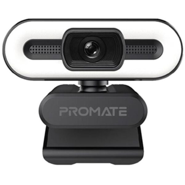 Promate Webcam With Microphone Black Promate Webcam With Microphone Black