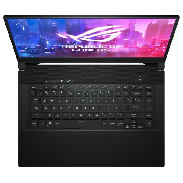 Asus ROG Zephyrus M GU502GV-AZ106T Gaming Laptop - Core i7 2.6GHz 16GB 512GB 6GB Win10 15.6inch Black English/Arabic Keyboard