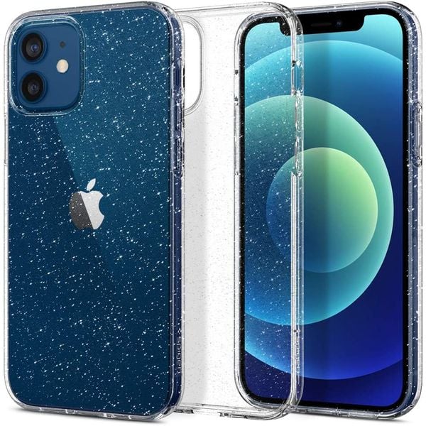 Spigen Liquid Crystal Glitter Designed For iPhone 12 Case And iPhone 12 Pro Case/Cover 6.1-inch Crystal Quartz
