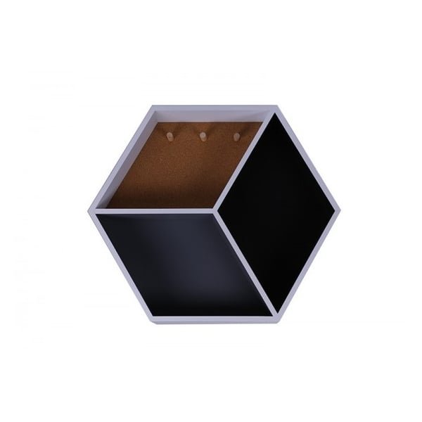 Pan Emirates Hex Wall Shelf White