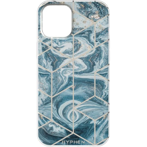 Buy Hyphen Marble Case Pacific Blue Iphone 12 12 Pro Online In Uae Sharaf Dg
