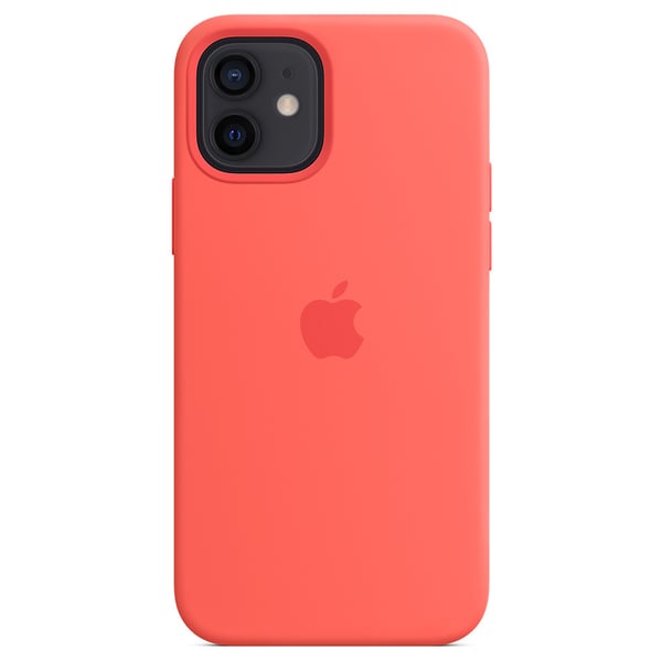 Apple iPhone 12 | 12 Pro Silicone Case with MagSafe - Pink Citrus Apple iPhone 12 | 12 Pro Silicone Case with MagSafe - Pink Citrus