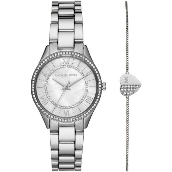 Michael Kors Lauryn Silver Stainless Steel Women Watch MK4509