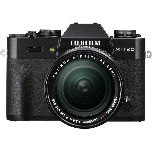Fujifilm X-T20 Mirrorless Digital Camera Black With XF 18-55mm 2.8-4 R LM OIS Lens