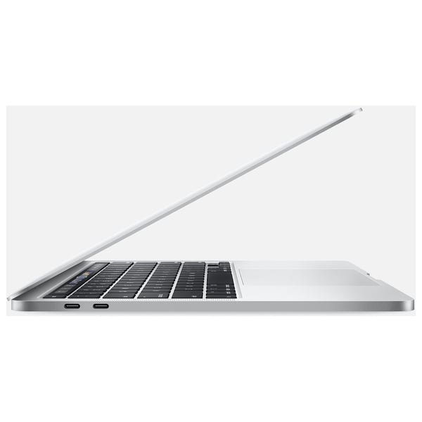 MacBook Pro 13-inch with Touch Bar and Touch ID (2020) - Core i5 2GHz 16GB 512GB Shared Silver English/Arabic Keyboard