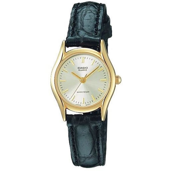 Casio Black Leather Women Watch LTP-1094Q-7ARDF Casio Black Leather Women Watch LTP-1094Q-7ARDF