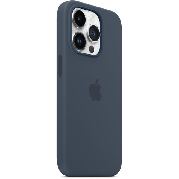 Apple iPhone 14 Pro Silicone Case Storm Blue with MagSafe Apple iPhone 14 Pro Silicone Case Storm Blue with MagSafe