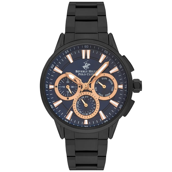 Buy Beverly Hills Polo Club Men’s Chronograph Dark Blue Dial Watch ...