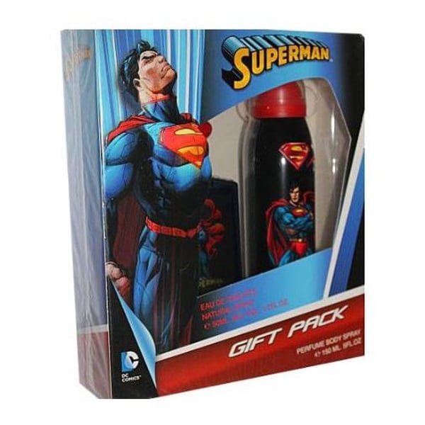 Warner Bros Superman Gift Pack For Men (Superman 50ml EDT + 150ml Body Spray)