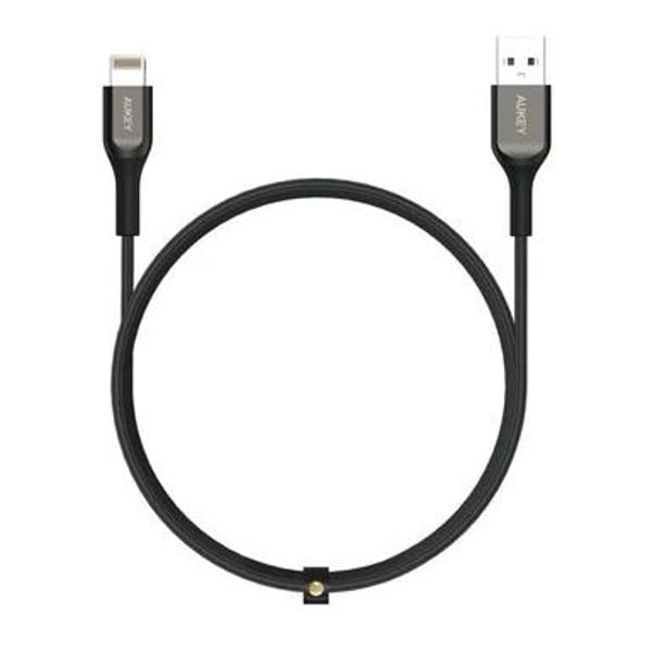 Aukey CBAKL1 Kevlar MFI Lightning Cable 1.2M Black Aukey CBAKL1 Kevlar MFI Lightning Cable 1.2M Black