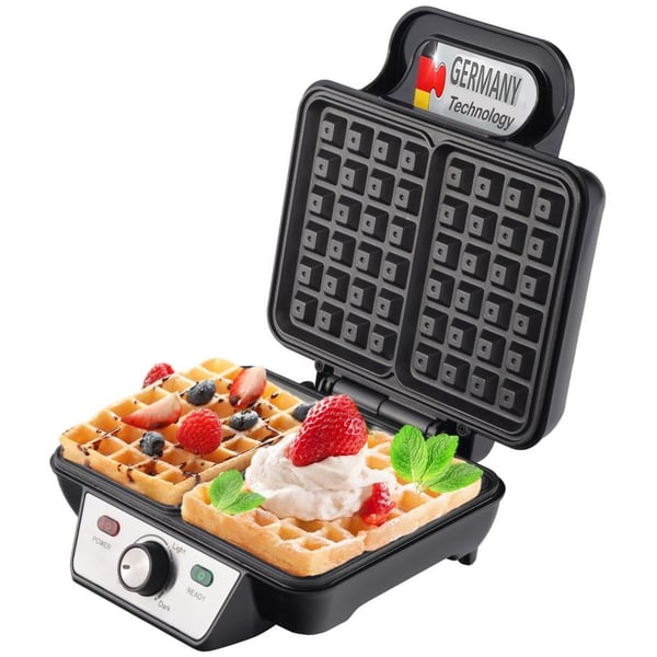 Camry Germany Technology Waffle Maker 1600 Watt Capacity Of 2 Large Pieces (camry Premium) Non Stick Tefalon Plate & Adjustable Temperature Control Camry Germany Technology Waffle Maker 1600 Watt Capacity Of 2 Large Pieces (camry Premium) Non Stick Tefalon Plate & Adjustable Temperature Control