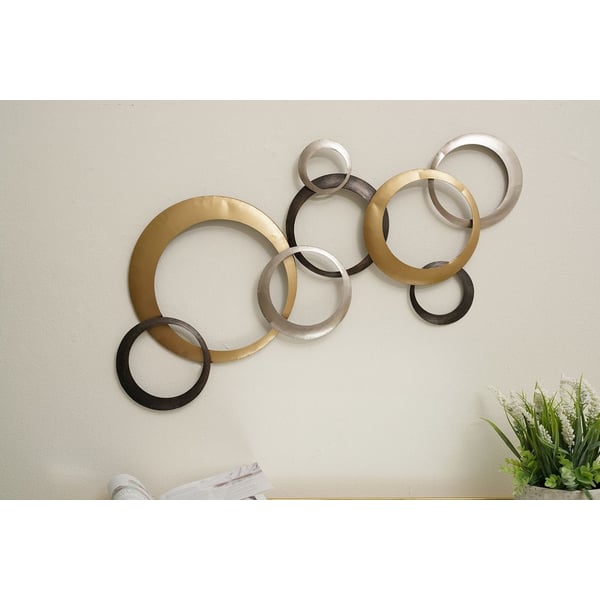 Buy Dylan Wall Decor Gold 92x45cm Online in UAE | Sharaf DG