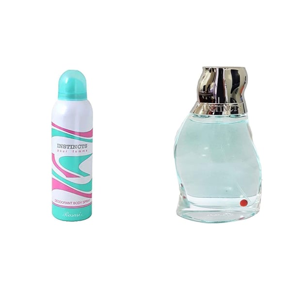 Rasasi Bundle Offer Of Instincts Edp 50ml & Deodorant 200ml For Women