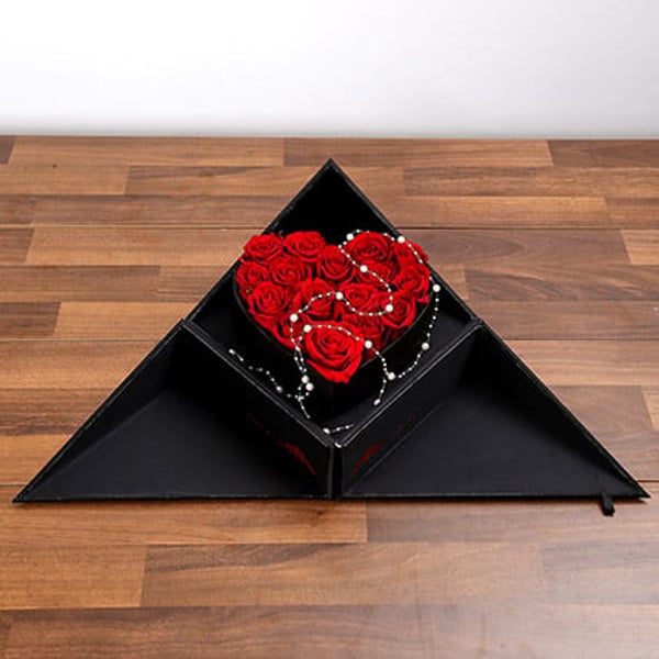 Red Roses In Folding Box Red Roses In Folding Box