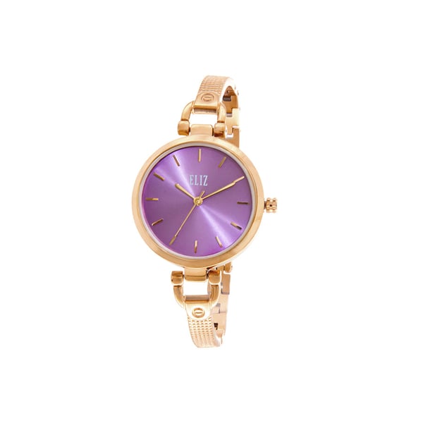 Eliz Iris Es8708l2rvr Pvd Rose Gold Case Jewelry Bracelet Women's Watch Eliz Iris Es8708l2rvr Pvd Rose Gold Case Jewelry Bracelet Women's Watch