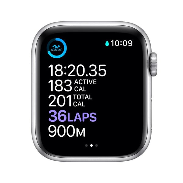 Apple Watch Series 6 GPS 44mm Silver Aluminum Case with White Sport Band Apple Watch Series 6 GPS 44mm Silver Aluminum Case with White Sport Band