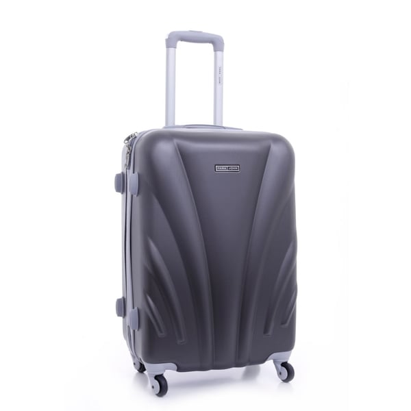 Para John ABS Luggage Travel Trolley With 4 Wheels 3pcs Set Grey Para John ABS Luggage Travel Trolley With 4 Wheels 3pcs Set Grey