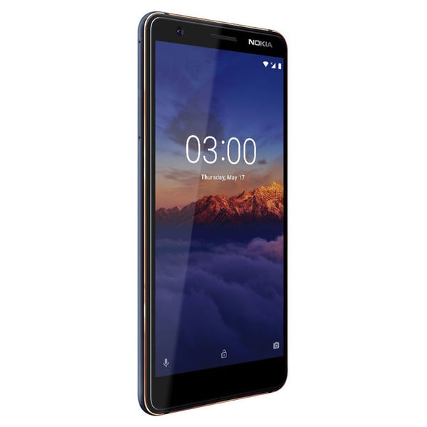 buy nokia 3 1 16gb blue copper dual sim smartphone ta1063 online in uae sharaf dg