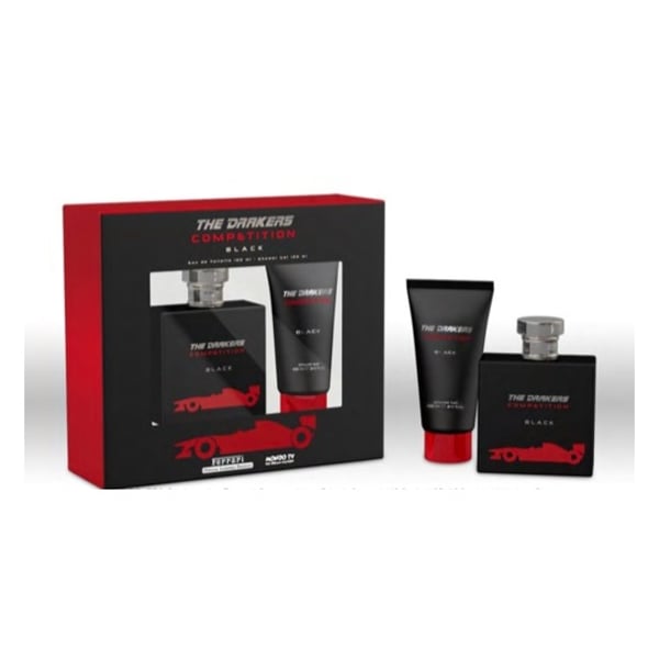 Ferrari Drakers Competition Black EDT 100ml + Hair & Bodywash 100ml Window Box Ferrari Drakers Competition Black EDT 100ml + Hair & Bodywash 100ml Window Box