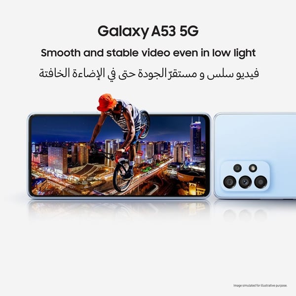 Samsung Galaxy A53 128GB Awesome Peach 5G Dual Sim Smartphone - Middle East Version