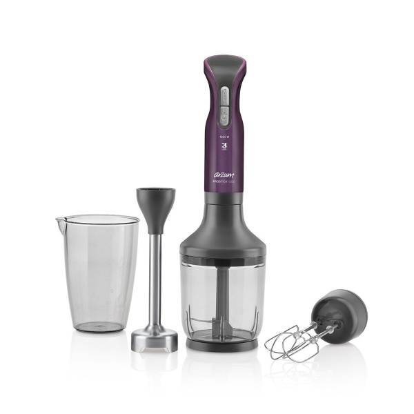 Arzum Ar1053 Prostick 1500 Hand Blender Set Deep Plum