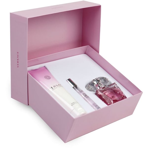 Versace Bright Crystal Perfume Gift Set For Women 90ml+150ml+10ml Eau de Toilette Versace Bright Crystal Perfume Gift Set For Women 90ml+150ml+10ml Eau de Toilette