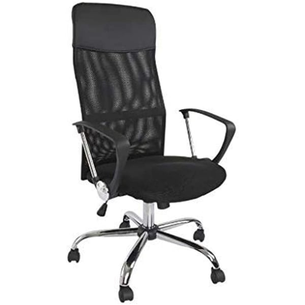 Mahmayi Sarah 4D High Back Executive Mesh Office Chair With Adjustable Seat Design and Breathable Mesh Backrest High Back Chair (Black) Mahmayi Sarah 4D High Back Executive Mesh Office Chair With Adjustable Seat Design and Breathable Mesh Backrest High Back Chair (Black)