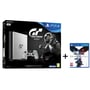 Sony PS4 Slim Gaming Console 1TB Silver With Gran Turismo The Real Driving Simulator SPORT + Killzone Shadow Fall Game