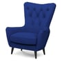 Galaxy Design Louvre Single Seat Sofa Blue