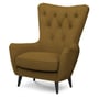 Galaxy Design Louvre Single Seat Sofa Brown