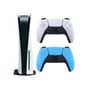 Sony PlayStation 5 Console( Disc Version ) With Extra Wireless Blue Controller - International Version