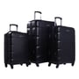 Para John 3pcs Sphinx Trolley Luggage Set Black