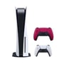 Sony PlayStation 5 Console (Disc Version) With Extra Controller, Red - International Version