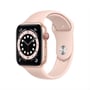 Apple Watch Series 6 GPS+Cellular 44mm Gold Aluminum Case with Pink Sand Sport Band