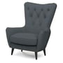 Galaxy Design Louvre Single Seat Sofa Grey