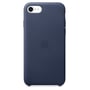 Apple Leather Case Midnight Blue For iPhone SE