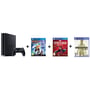 Sony PS4 Slim Gaming Console 500 GB Black + Ratchet & Clank + Spider Man + Uncharted Collection