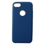 Theodor Blue Leather Case Cover for iPhone SE
