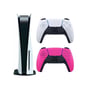 Sony PlayStation 5 Console (Disc Version) With Extra Wireless Pink Controller - International Version