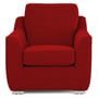 Galaxy Design Bren Single Sofa Blood Red