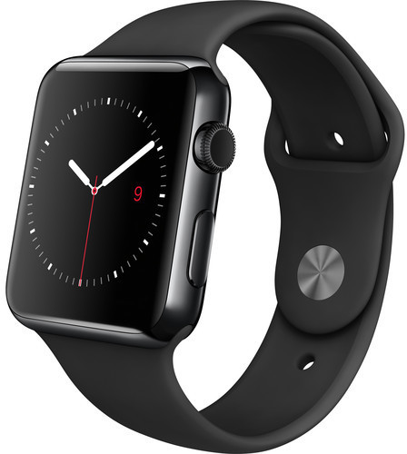 Apple Watch Series 2 – 42mm Space Black Stainless Steel Case with Black  Sport Band price in Bahrain